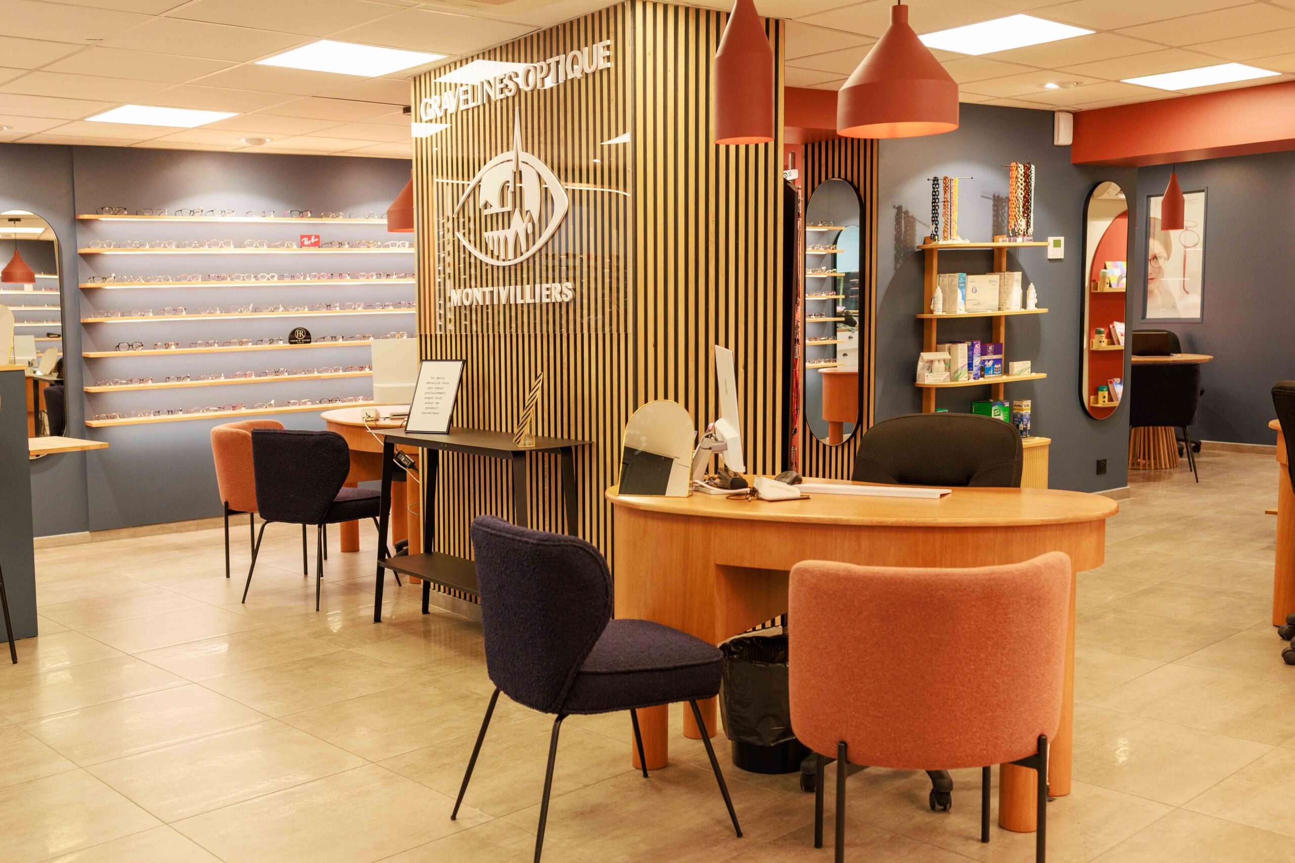 Intérieur du magasin Gravelines Optique